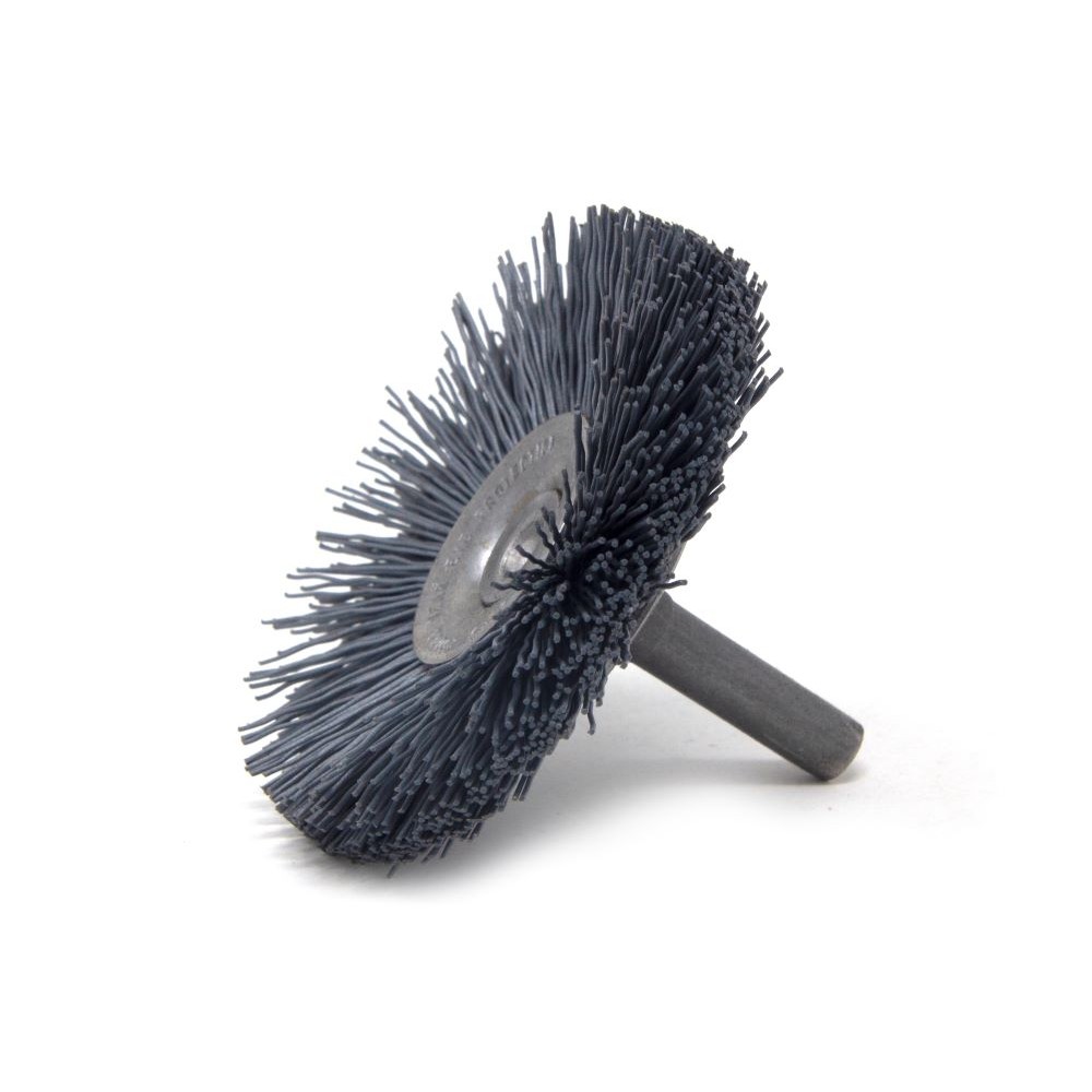 BMF Style Abrasive Nylon Copper Centre Wheel Brush